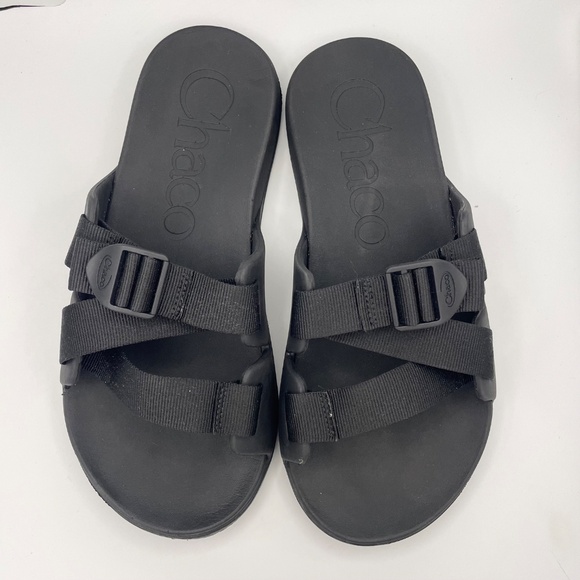 CHACO chillos black comfortable adjustable strap sandals men Size 10 main image 5